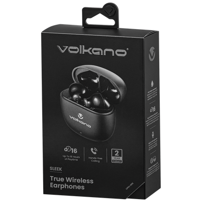 Volkano Sleek Series TWS Earphones - Black
