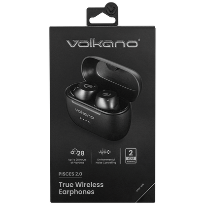 Volkano Pisces 2.0 Series TWS Earphones - Black