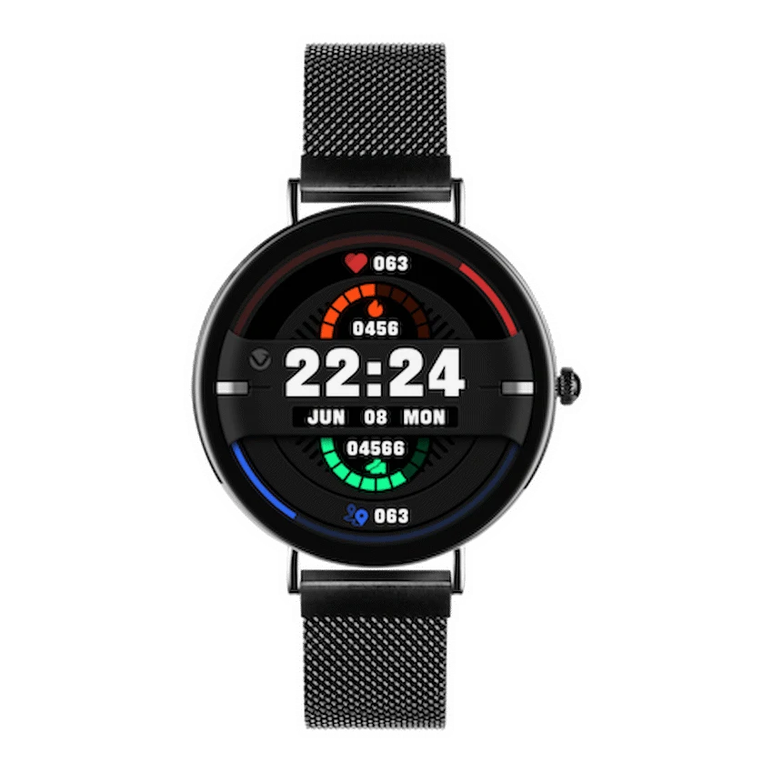 Volkano Valencia Series Ladies Smart Watch - Black
