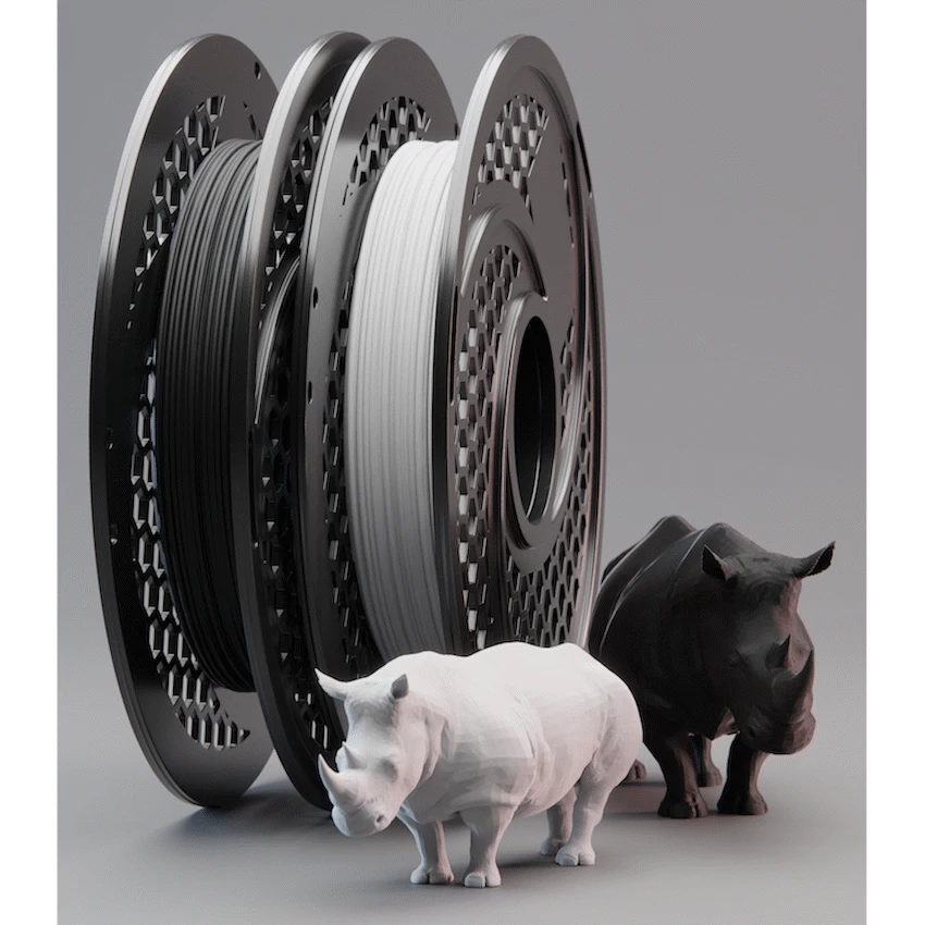 SA Filament 2x 350g PLA Black and White Twin Pack
