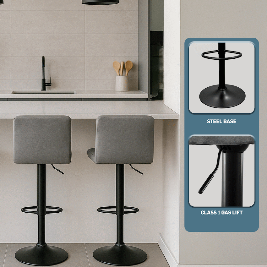 Forest Barstool Grey