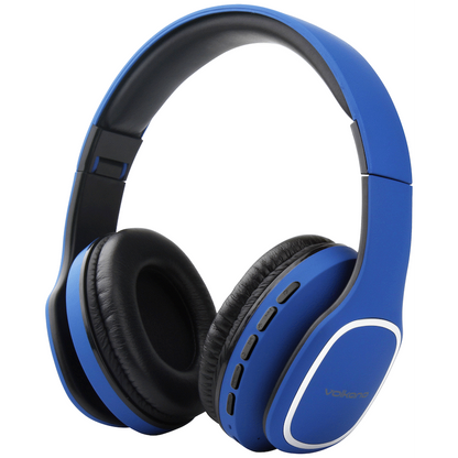 Volkano Phonic Series Bluetooth Full Size Headphones - Blue
