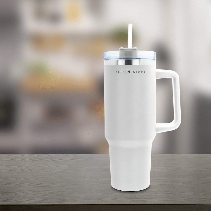 Boden Stark 1200ml Travel Mug - White