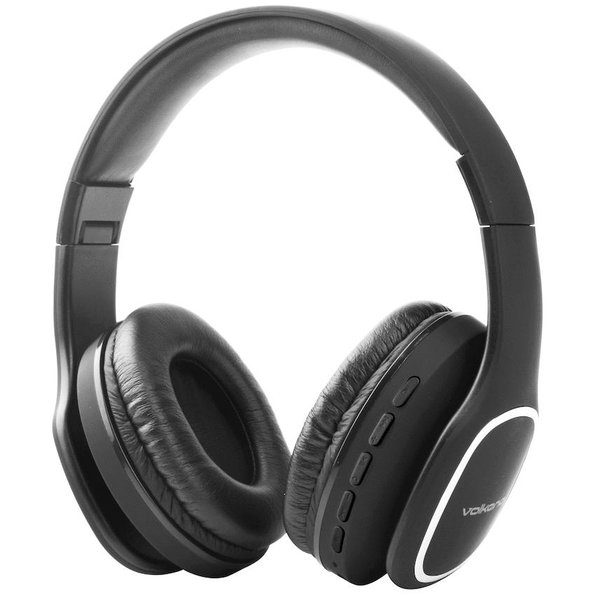 Volkano Phonic Series Bluetooth Full Size Headphones - Black