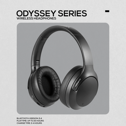 Volkano Odyssey ANC Bluetooth Wireless Headphone - Black