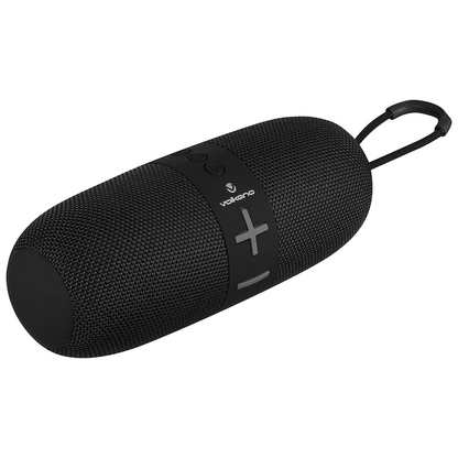 Volkano Flow Series Portable Bluetooth Speaker - Black with Grey Buttons