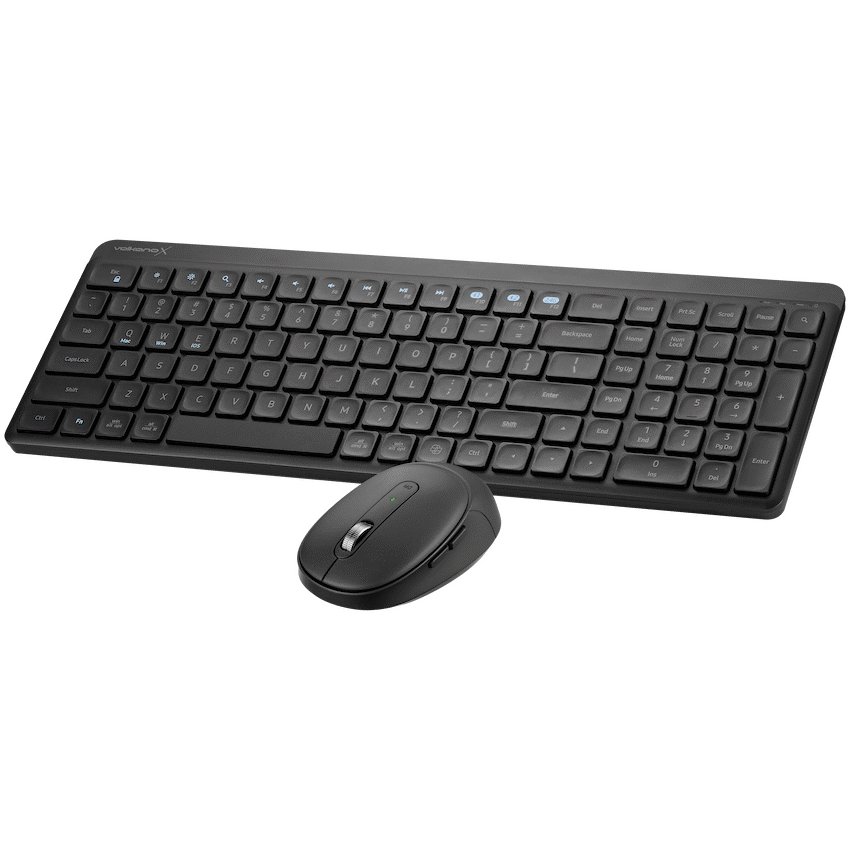 VolkanoX Scorch Bluetooth Wireless Keyboard and Mouse Combo - Graphite