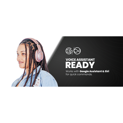 Volkano Phonic Series Bluetooth Full-Size Headphones - Rose Gold