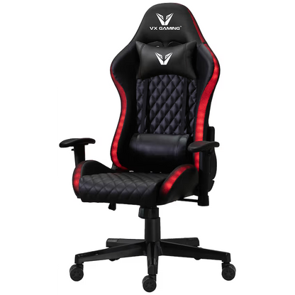 VX Gaming Lumas High-Back Gaming Chair with RGB Lights