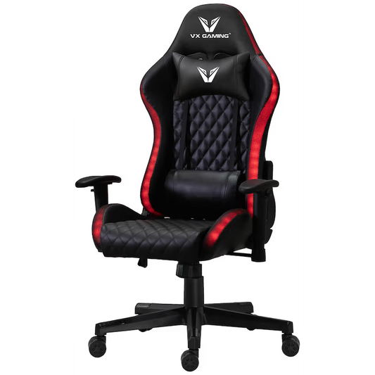 VX Gaming Lumas High-Back Gaming Chair with RGB Lights