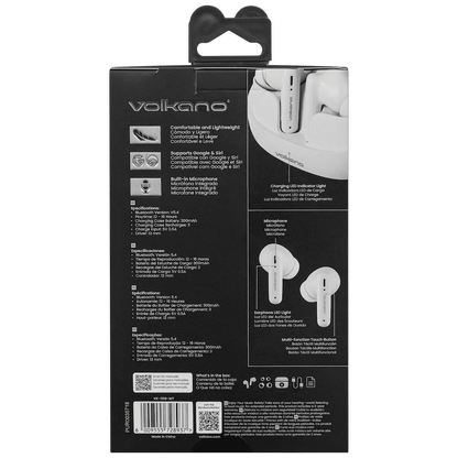 Volkano Jupiter Series TWS Earphones - White