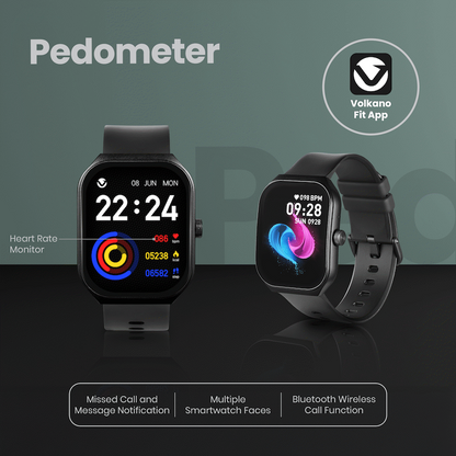 Volkano Spirit Series Smart Watch - Black