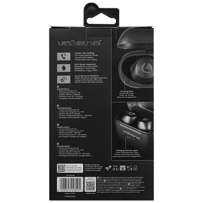 Volkano Pisces 2.0 Series TWS Earphones - Black