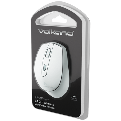 Volkano Chrome Series Wireless Mouse - Gray