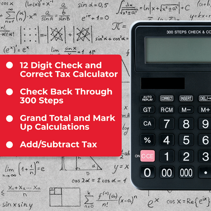 Sharp EL-CC12D Desk Calculator - CheckCorrect Tax