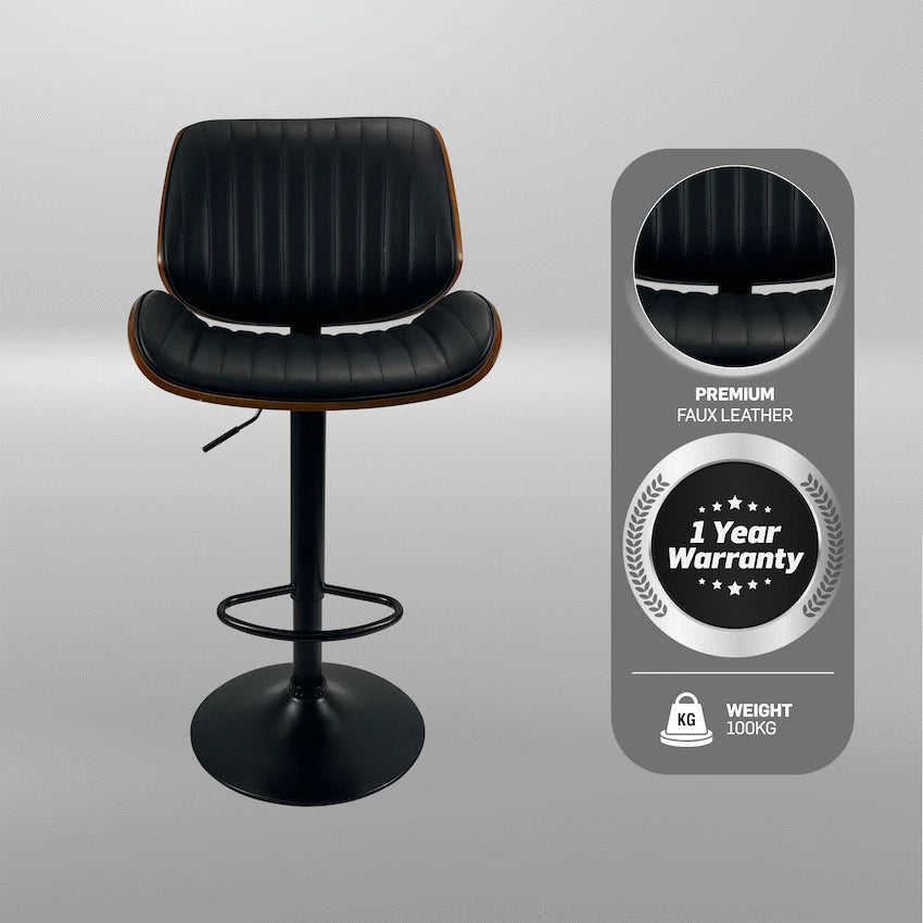 Everfurn Petunia Swivel Barstool (2 Pack)