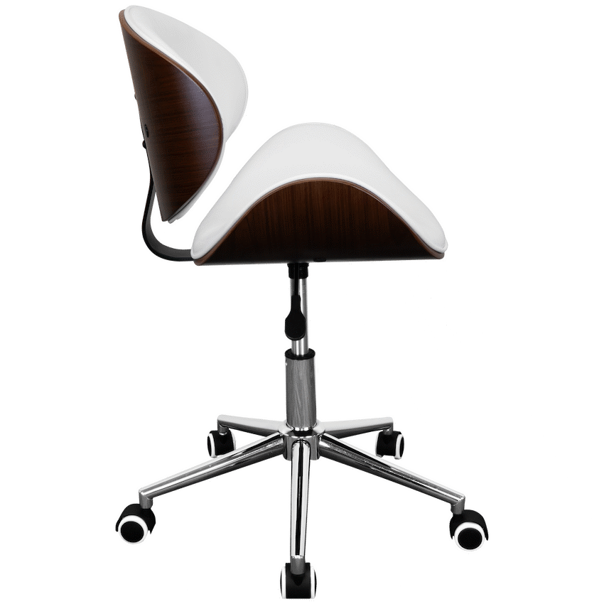Amos Mid Back Office Chair - White