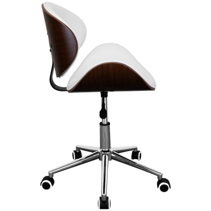 Amos Mid Back Office Chair - White