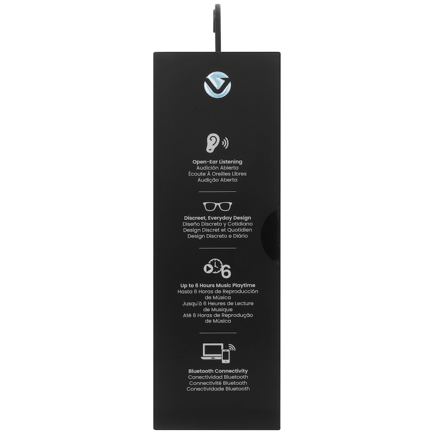 Volkano Sonique Series Bluetooth Audio Glasses - Dark Lenses