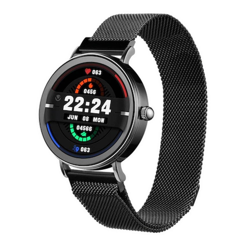 Volkano Valencia Series Ladies Smart Watch - Black
