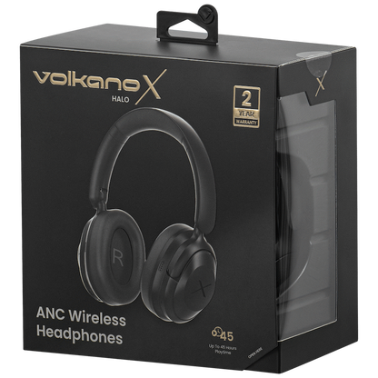 VolkanoX Halo ANC Bluetooth Headphone - Black