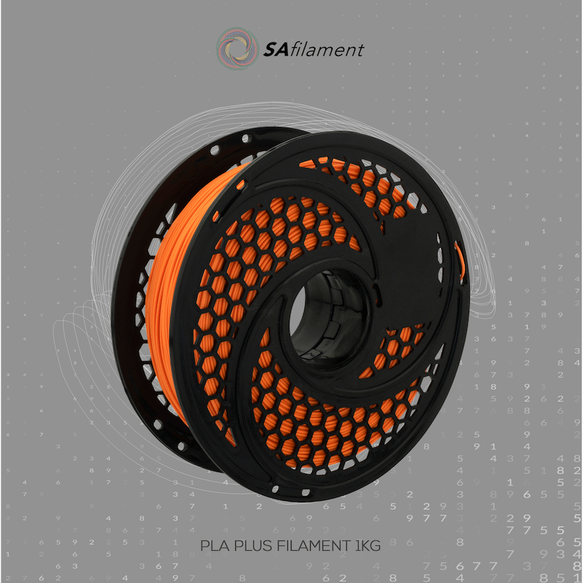 SA Filament Silk PLA Plus Filament 1kg - Orange