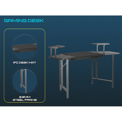 VX Gaming Saturn Gaming desk - with Desk Mat
