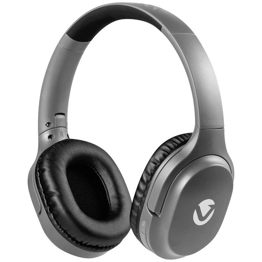 Volkano Pebble Series Bluetooth Headphones - Dark Grey