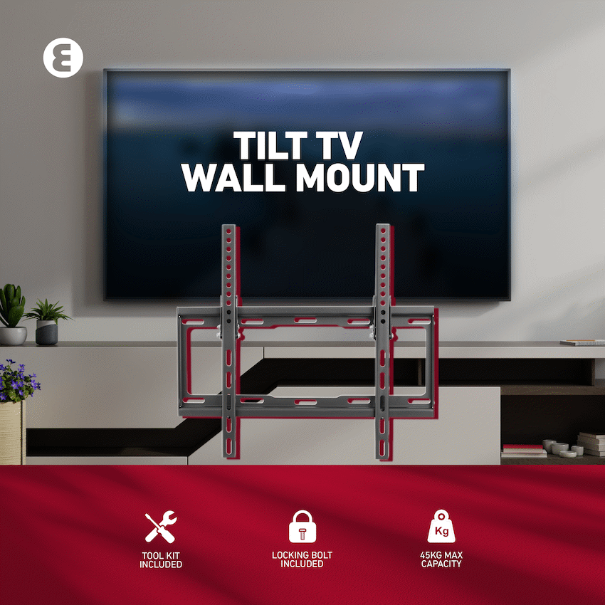 Ellies Solid series Tilt Tv Wall Mount For 32" - 55" TVs