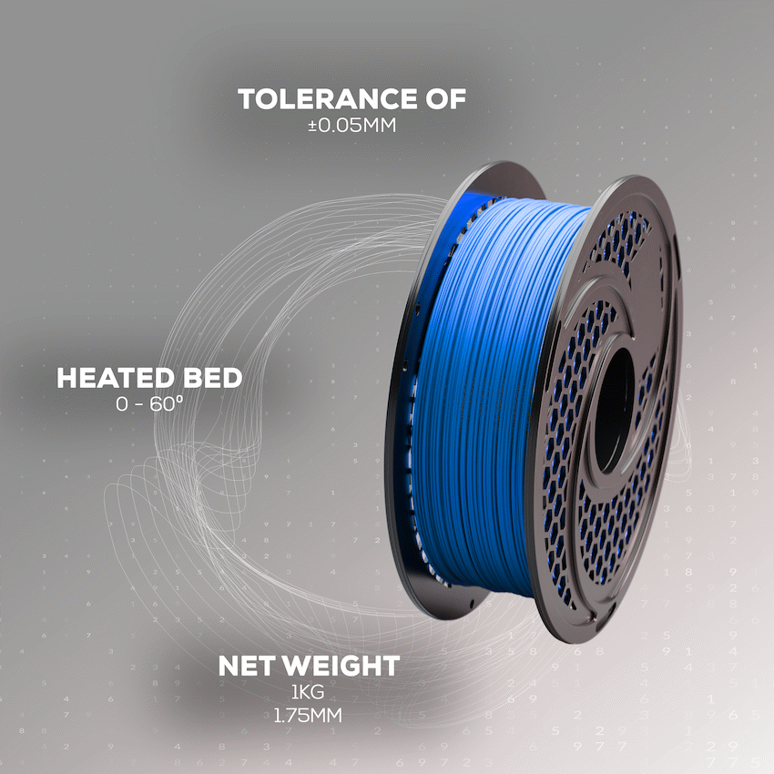 SA Filament PLA Hyper Filament 1kg - Blue