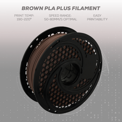 SA Filament Silk PLA Plus Filament 1kg - Brown
