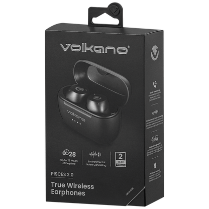 Volkano Pisces 2.0 Series TWS Earphones - Black