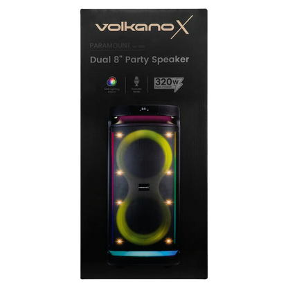 VolkanoX Paramount Series 8" Bluetooth Party Speaker - 80w