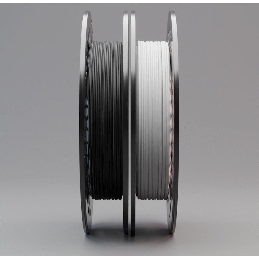 SA Filament 2x 350g PLA Black and White Twin Pack