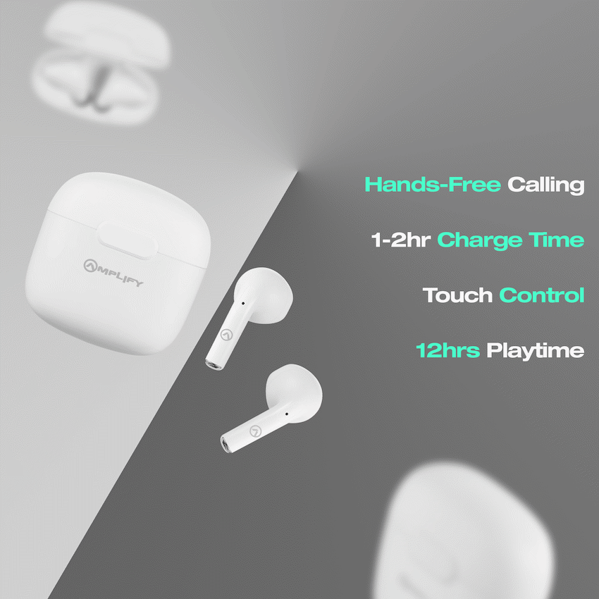 Amplify Note 3.0 Series TWS Earphones - White