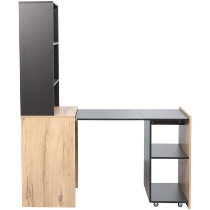 Adaptive Desk, With  Bookshelf