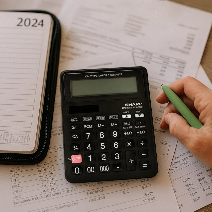 Sharp EL-CC12D Desk Calculator - CheckCorrect Tax