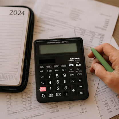 Sharp EL-CC12D Desk Calculator - CheckCorrect Tax