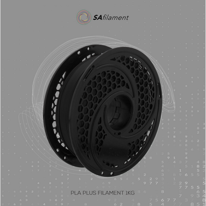 SA Filament Silk PLA Plus Gloss Filament 1kg - Black