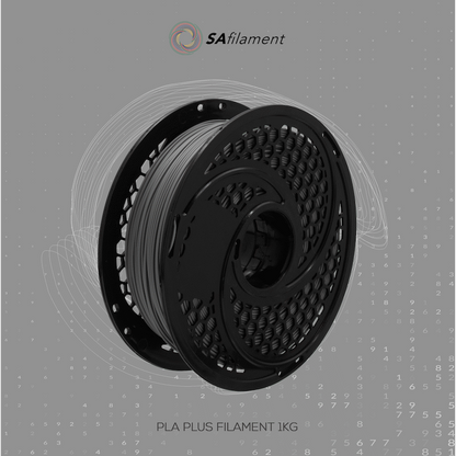 SA Filament Silk PLA Plus Gloss Filament 1kg - Grey