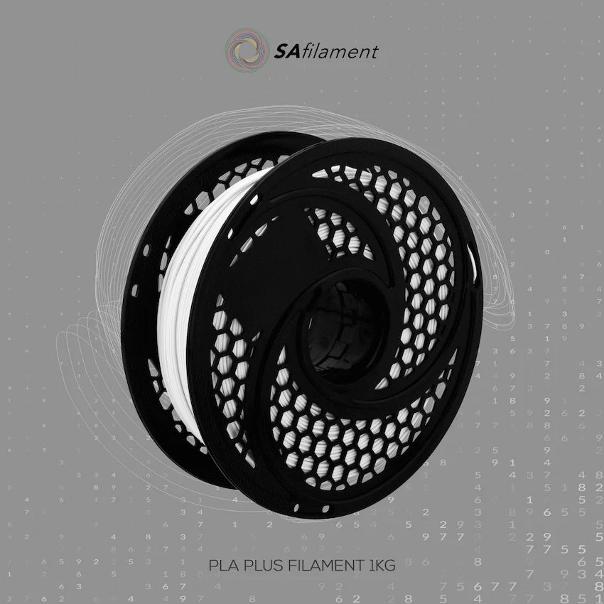 SA Filament Silk PLA Plus Gloss Filament 1kg - White
