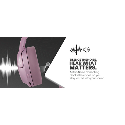 Volkano Odyssey ANC Bluetooth Wireless Headphone - Rose Gold