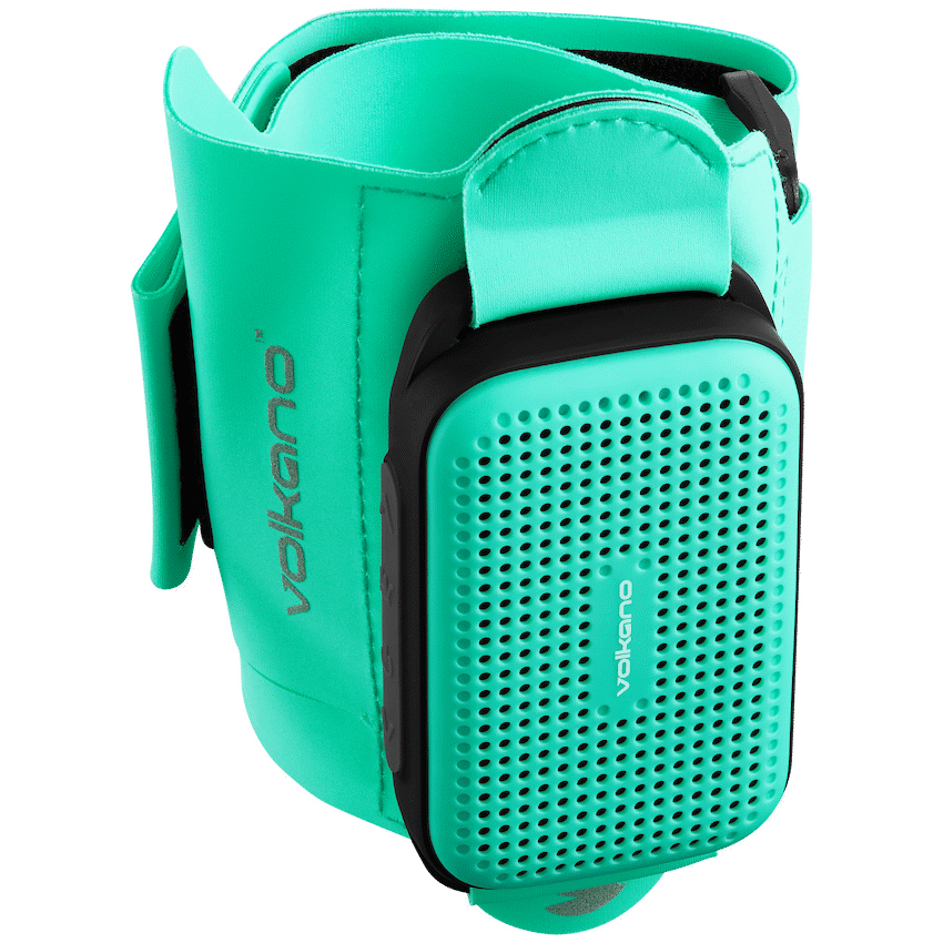 Volkano Pumped Series Wearable Speaker with Armband - Mint