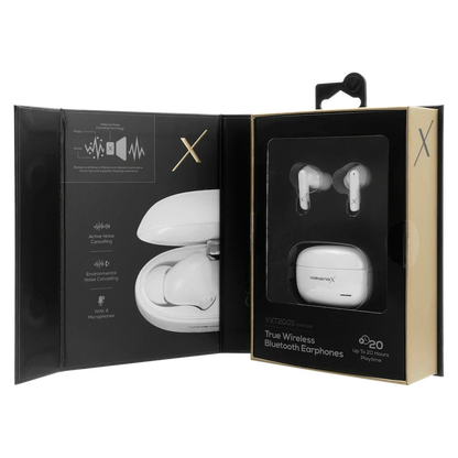VolkanoX VXT200S Hybrid ANC TWS Earphones - White