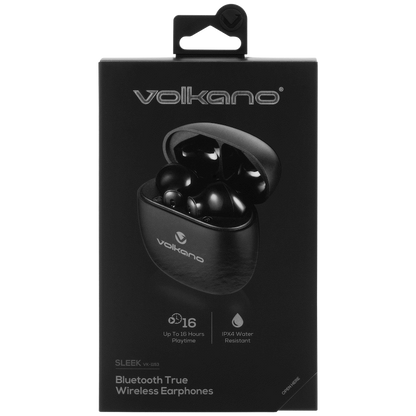 Volkano Sleek Series TWS Earphones - Black