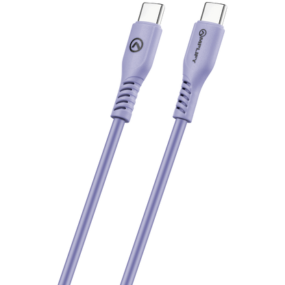 Amplify CoreCharge 1.2m USB-C to USB-C Cable - Lavender