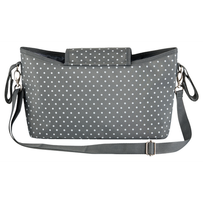 Totes Babe Dotty Series Stroller Caddy Grey