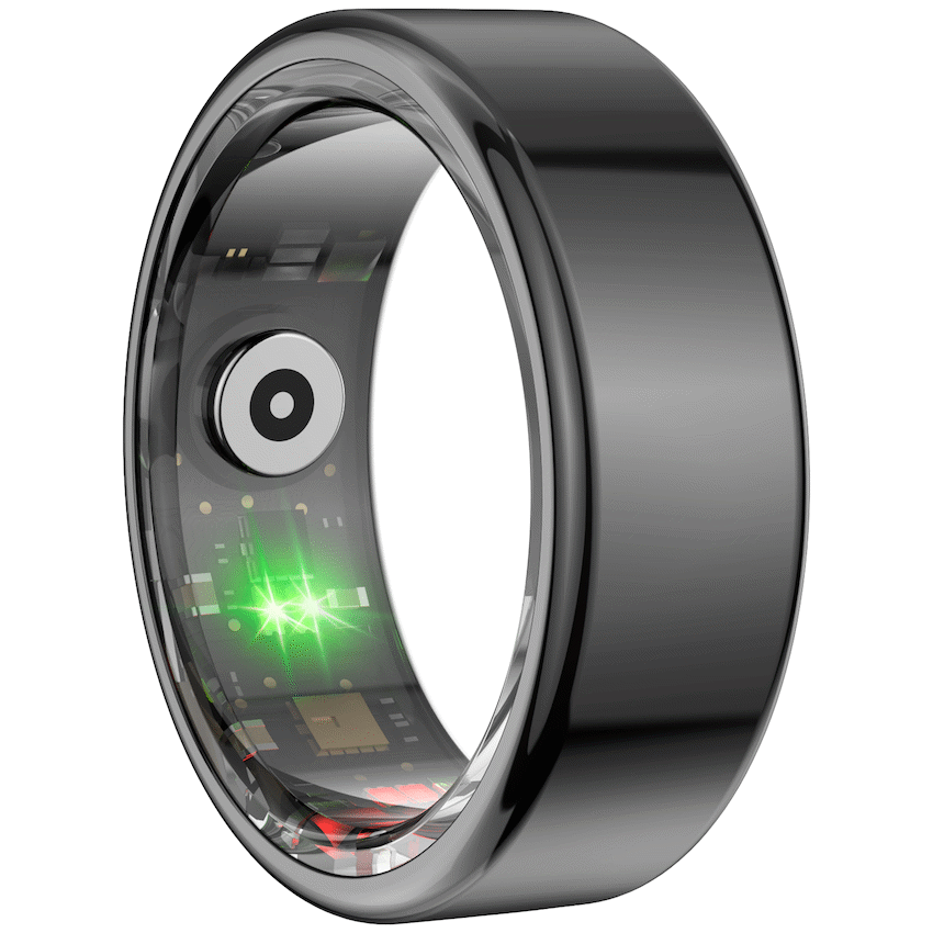 Volkano Ring Series Smart Ring With Charge Case - 18.3mm