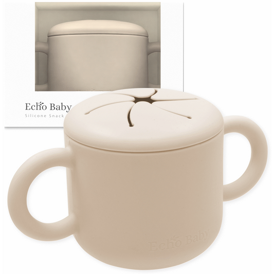 Echo Baby Silicone Snack Cup - Ivory