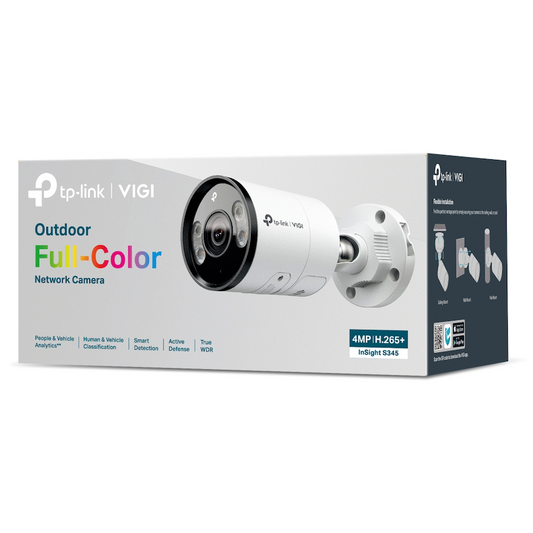InSight S345 (2.8mm) VIGI 4MP Outdoor Full-Color Bullet Network Camera